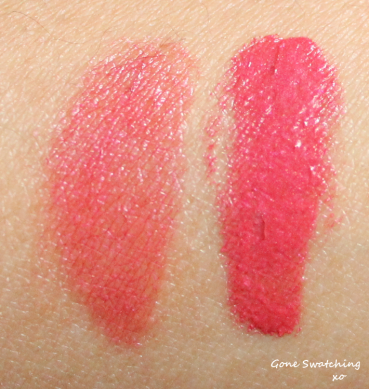 Axiology Lipstick Swatches - Attitude, Noble and Vibration. Gone Swatching xo