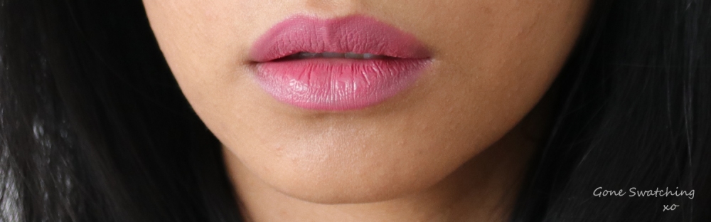 Elate Cosmetics Blush lip swatch on Asian skin. Gone Swatching xo