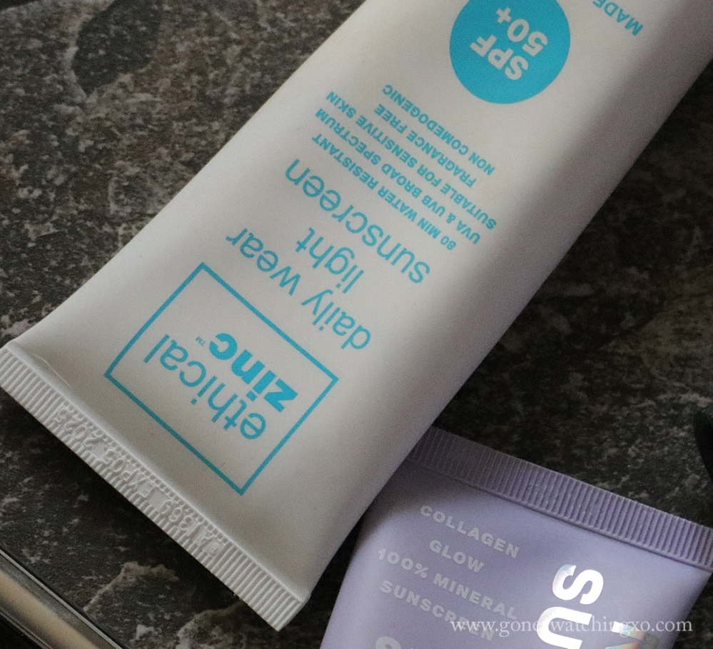 Australian natural &amp; reef safe sunscreen review &amp; swatches. Ethical Zinc Daily Light Wear &amp; Dark Tinted SPF50. Gone Swatching xo
