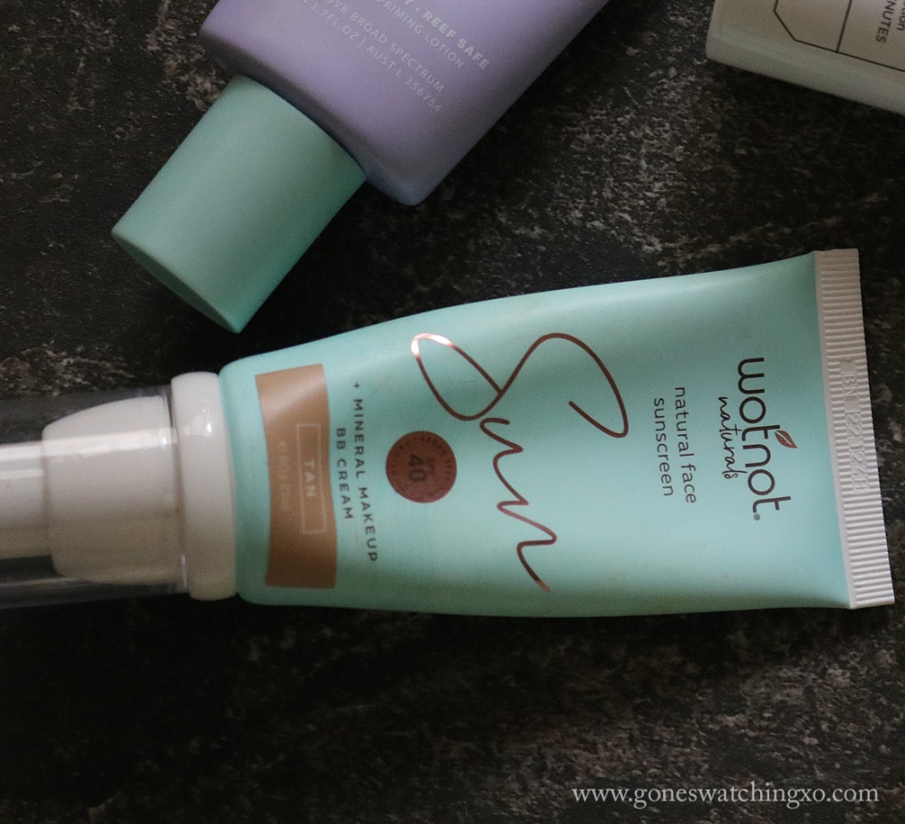 Australian natural &amp; reef safe sunscreen review &amp; swatches. Wotnot Naturals BB Cream &amp; Mineral Makeup SPF40. Gone Swatching xo